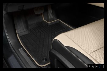 8 449 р. Коврик в салони премиум-класса Kvest Lexus RX 200T AL20 дорестайлинг (2015-2017)  с доставкой в г. Кемерово. Увеличить фотографию 11