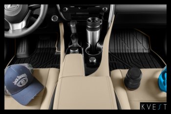 5 999 р. Коврик в салони премиум-класса Kvest Lexus RX 200T AL20 дорестайлинг (2015-2017)  с доставкой в г. Кемерово. Увеличить фотографию 12