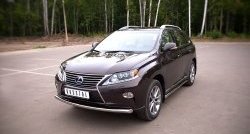 13 999 р. Одинарная защита переднего бампера диаметром 63 мм SLITKOFF  Lexus RX270  AL10 - RX450H  AL10  с доставкой в г. Кемерово. Увеличить фотографию 4