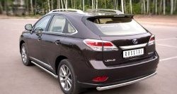 15 349 р. Одинарная защита заднего бампера из трубы диаметром 63 мм SLITKOFF  Lexus RX270  AL10 - RX450H  AL10  с доставкой в г. Кемерово. Увеличить фотографию 4