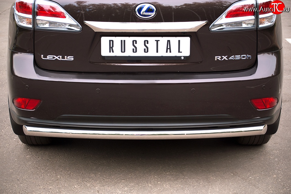15 349 р. Одинарная защита заднего бампера из трубы диаметром 63 мм SLITKOFF  Lexus RX270  AL10 - RX450H  AL10  с доставкой в г. Кемерово