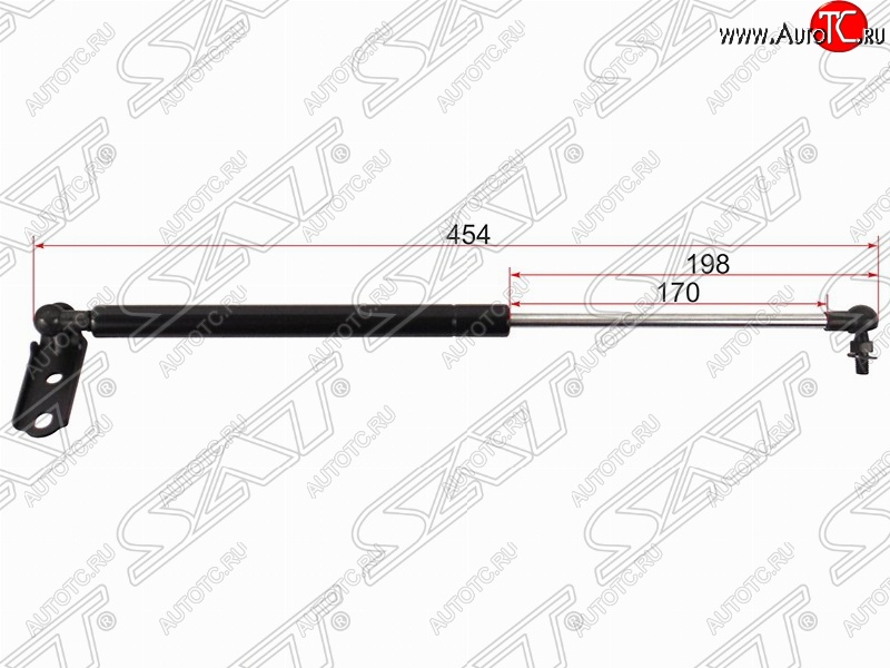 989 р. Левый упор капота SAT (газовый)  Lexus RX300  XU10 (1995-2001), Toyota Harrier  XU10 (1997-2000)  с доставкой в г. Кемерово