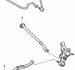 389 р. Полиуретановая втулка стабилизатора задней подвески Точка Опоры Lexus RX300 XU10 дорестайлинг (1995-2001)  с доставкой в г. Кемерово. Увеличить фотографию 2