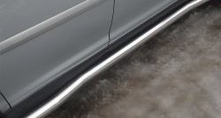 19 999 р. Защита порогов из круглой трубы диаметром 63 мм SLITKOFF Lexus RX350 XU30 дорестайлинг (2003-2006)  с доставкой в г. Кемерово. Увеличить фотографию 3