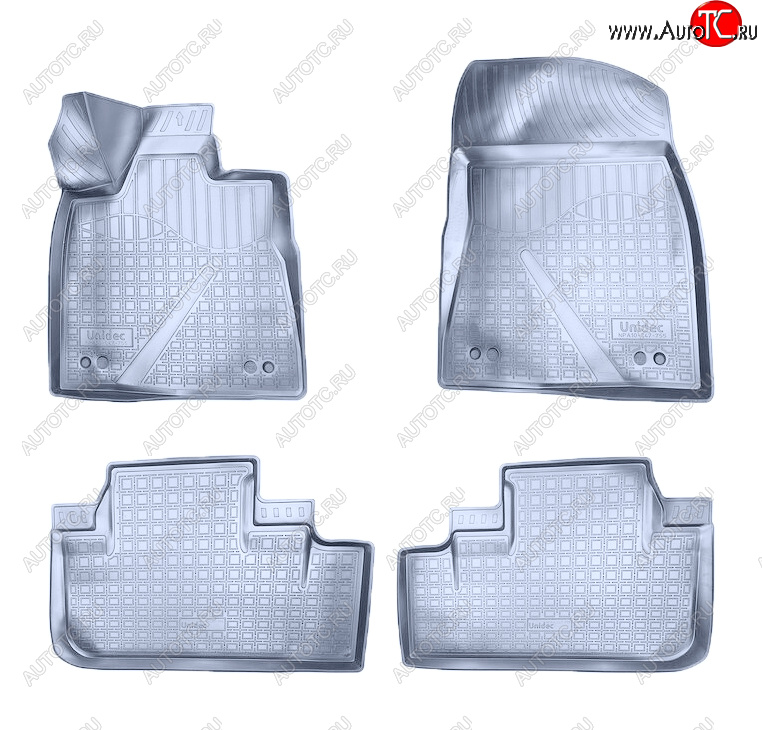 3 699 р. Коврики салона Norplast Unidec  Lexus RX ( 270,  200T) - RX350  AL20 (Цвет: серый)  с доставкой в г. Кемерово