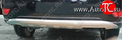 17 199 р. Накладка на задний бампер СТ v4 Lexus RX350 AL10 дорестайлинг (2008-2012) (Неокрашенная)  с доставкой в г. Кемерово