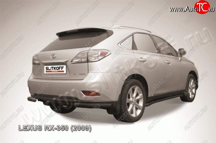 10 649 р. Уголки d76  Lexus RX350  AL10 (2008-2012) дорестайлинг (Цвет: серебристый)  с доставкой в г. Кемерово