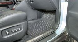9 499 р. Коврики в салон Element 4 шт. (полиуретан) Lexus RX350 AL10 дорестайлинг (2008-2012) (Серые)  с доставкой в г. Кемерово. Увеличить фотографию 3