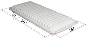 Фильтр воздушный двигателя SAT Lexus RX400H  XU30 (2005-2009), Toyota Harrier  XU30 (2003-2013), Toyota Kluger  XU40 (2007-2010)