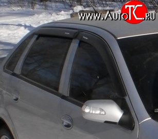 999 р. Комплект дефлекторов окон (ветровиков) 4 шт. Russtal Lifan Breez (2006-2012)  с доставкой в г. Кемерово