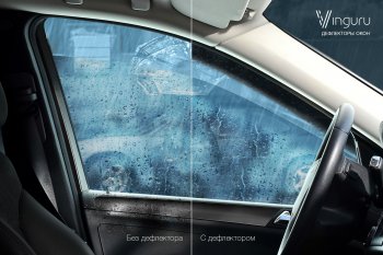 3 499 р. Дефлекторы окон Vinguru седан  Lifan Breez (2006-2012)  с доставкой в г. Кемерово. Увеличить фотографию 3