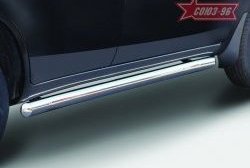 14 354 р. Защита порогов из овальной трубы Souz-96 (d75х42) Lifan X60 дорестайлинг (2011-2015)  с доставкой в г. Кемерово. Увеличить фотографию 2