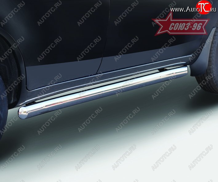 14 354 р. Защита порогов из овальной трубы Souz-96 (d75х42) Lifan X60 дорестайлинг (2011-2015)  с доставкой в г. Кемерово