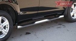15 614 р. Защита порогов с проступью Souz-96 (d76) Lifan X60 дорестайлинг (2011-2015)  с доставкой в г. Кемерово. Увеличить фотографию 2