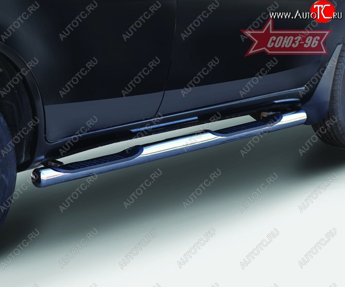 15 614 р. Защита порогов с проступью Souz-96 (d76) Lifan X60 дорестайлинг (2011-2015)  с доставкой в г. Кемерово