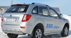 70 999 р. Защита порогов из круглой трубы диаметром 63 мм Russtal Lifan X60 1-ый рестайлинг (2015-2016) (Защита порогов с со скосами на торцах (вариант 1))  с доставкой в г. Кемерово. Увеличить фотографию 5