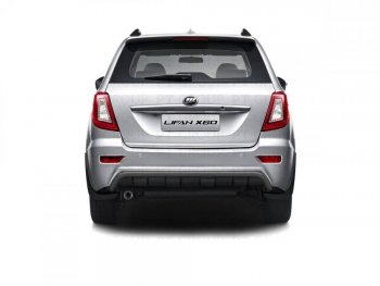 Защита заднего бампера PT GROUP Ø51мм ШАГРЕНЬ (ППК) LIFAN X60 2012-2016 Lifan X60 (2011-2016) дорестайлинг, 1-ый рестайлинг (Черная (шагрень))