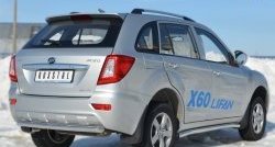 14 249 р. Одинарная защита заднего бампера из трубы диаметром 63 мм SLITKOFF Lifan X60 1-ый рестайлинг (2015-2016)  с доставкой в г. Кемерово. Увеличить фотографию 4