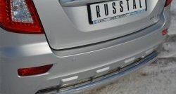 15 699 р. Одинарная защита заднего бампера из трубы диаметром 76 мм SLITKOFF  Lifan X60 (2011-2025) дорестайлинг, 2-ой рестайлинг  с доставкой в г. Кемерово. Увеличить фотографию 2