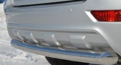 15 699 р. Одинарная защита заднего бампера из трубы диаметром 76 мм SLITKOFF  Lifan X60 (2011-2025) дорестайлинг, 2-ой рестайлинг  с доставкой в г. Кемерово. Увеличить фотографию 3