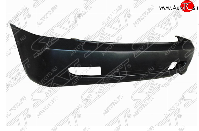 3 999 р. Задний бампер SAT  Lifan Smily  320 хэтчбэк (2010-2016) дорестайлинг (Неокрашенный)  с доставкой в г. Кемерово