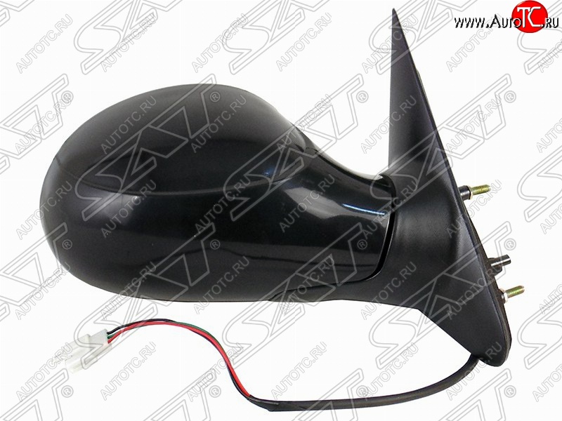 1 329 р. Правое боковое зеркало заднего вида SAT (3 контакта) Lifan Smily 330 хэтчбэк рестайлинг (2014-2017) (Неокрашенное)  с доставкой в г. Кемерово