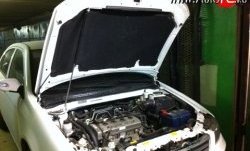 2 249 р. Упор капота Sport  BYD F3 (2005-2014), Lifan Solano (2010-2016), Toyota Corolla  E120 (2000-2004) (Без кронштейна, установка на растяжку стоек Sport)  с доставкой в г. Кемерово. Увеличить фотографию 2