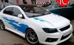 4 999 р. Передний бампер Sport Lifan Solano  дорестайлинг (2010-2015) (Неокрашенный)  с доставкой в г. Кемерово. Увеличить фотографию 6