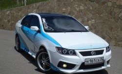 4 999 р. Передний бампер Sport Lifan Solano  дорестайлинг (2010-2015) (Неокрашенный)  с доставкой в г. Кемерово. Увеличить фотографию 11
