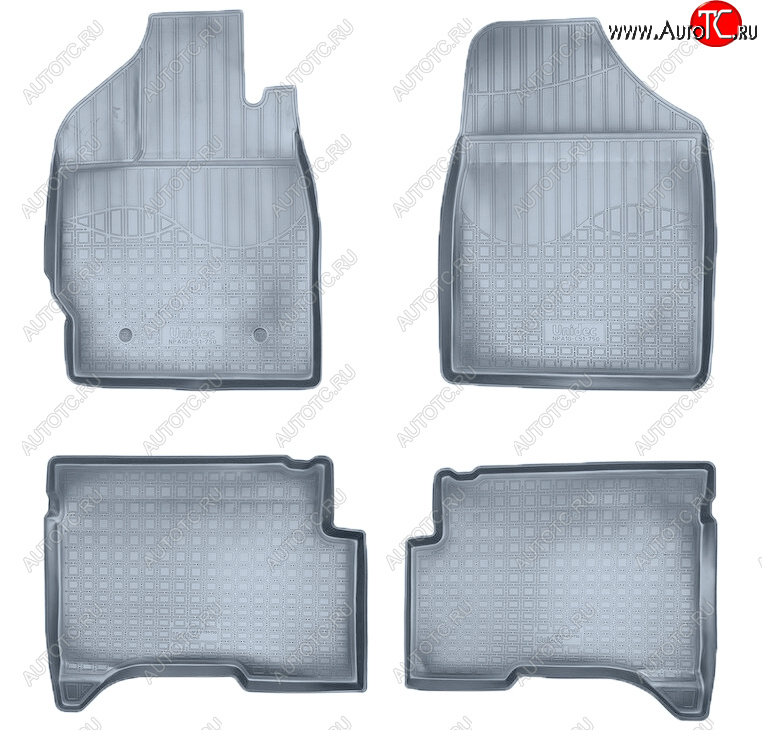 2 859 р. Коврики салона Norplast Unidec  Lifan X50 (2015-2025) (Цвет: серый)  с доставкой в г. Кемерово