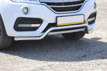 18 199 р. Защита переднего бампера Petroil Tuning (d51, волна)  Lifan X60 (2016-2025) 2-ой рестайлинг (Нержавеющая полированная сталь)  с доставкой в г. Кемерово. Увеличить фотографию 3
