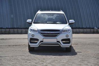 18 199 р. Защита переднего бампера Petroil Tuning (d51, волна)  Lifan X60 (2016-2025) 2-ой рестайлинг (Нержавеющая полированная сталь)  с доставкой в г. Кемерово. Увеличить фотографию 4