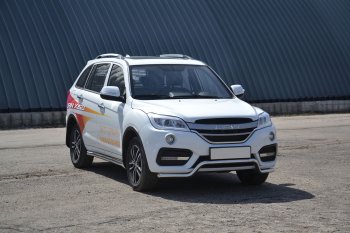 18 199 р. Защита переднего бампера Petroil Tuning (d51, волна)  Lifan X60 (2016-2025) 2-ой рестайлинг (Нержавеющая полированная сталь)  с доставкой в г. Кемерово. Увеличить фотографию 5