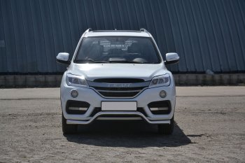 15 599 р. Защита переднего бампера Petroil Tuning (d63, волна)  Lifan X60 (2016-2025) 2-ой рестайлинг (Нержавеющая полированная сталь)  с доставкой в г. Кемерово. Увеличить фотографию 3