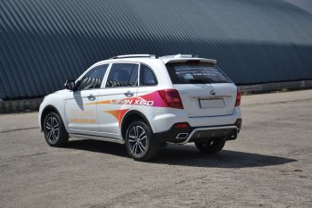17 989 р. Защита заднего бампера Petroil Tuning Волна (d51)  Lifan X60 (2016-2025) 2-ой рестайлинг (Нержавеющая полированная сталь)  с доставкой в г. Кемерово. Увеличить фотографию 3
