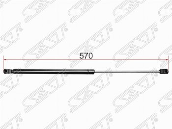 Газовый упор крышки багажника SAT Mazda 3/Axela  BK (2003-2009) дорестайлинг, хэтчбэк, рестайлинг, хэтчбэк