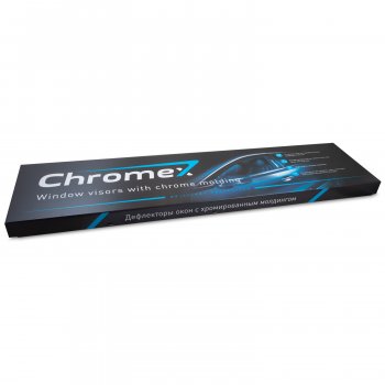 699 р. Дефлекторы окон с хромированым молдингом CHROMEX Mazda 3/Axela BP хэтчбэк (2019-2025)  с доставкой в г. Кемерово. Увеличить фотографию 3