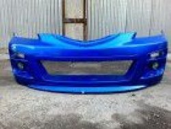 8 649 р. Передний бампер AutoEXE Mazda 3/Axela BK дорестайлинг, хэтчбэк (2003-2006) (Неокрашенный)  с доставкой в г. Кемерово. Увеличить фотографию 2
