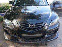 9 099 р. Передний бампер EXS STYLE Mazda 3/Axela BK дорестайлинг, хэтчбэк (2003-2006) (Неокрашенный)  с доставкой в г. Кемерово. Увеличить фотографию 2