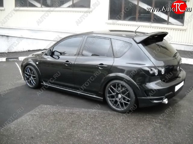 5 399 р. Пороги накладки ASC MAGNUM Mazda 3/Axela BK дорестайлинг, хэтчбэк (2003-2006) (Неокрашенные)  с доставкой в г. Кемерово