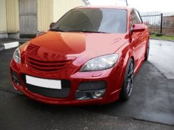 4 849 р. Решетка радиатора ASC MAGNUM Mazda 3/Axela BK дорестайлинг, хэтчбэк (2003-2006) (Неокрашенная)  с доставкой в г. Кемерово. Увеличить фотографию 2