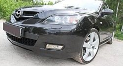749 р. Реснички на фары RA V2  Mazda 3/Axela  BK (2003-2009) дорестайлинг, хэтчбэк, рестайлинг, хэтчбэк (Неокрашенные)  с доставкой в г. Кемерово. Увеличить фотографию 3