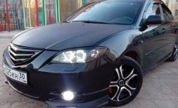 3 189 р. Решётка радиатора Корнер  Mazda 3/Axela  BK (2003-2006) дорестайлинг седан (Неокрашенная)  с доставкой в г. Кемерово. Увеличить фотографию 3
