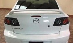 4 949 р. Спойлер CT Mazda 3/Axela BK дорестайлинг седан (2003-2006) (Неокрашенный)  с доставкой в г. Кемерово. Увеличить фотографию 2