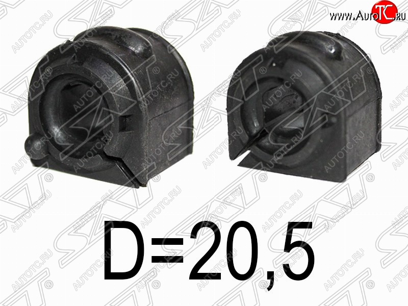 188 р. Резиновая втулка переднего стабилизатора SAT (D=20.5)  Mazda 3/Axela ( BK,  BL) - 5  с доставкой в г. Кемерово