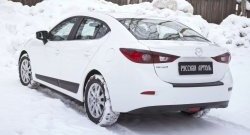 3 399 р. Молдинги RA Mazda 3/Axela BM дорестайлинг седан (2013-2016) (Поверхность глянец под окраску, Неокрашенные)  с доставкой в г. Кемерово. Увеличить фотографию 2