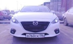 2 549 р. Рамка гос. номера Style  Mazda 3/Axela  BM (2013-2016) дорестайлинг седан  с доставкой в г. Кемерово. Увеличить фотографию 3