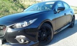 839 р. Реснички на фары M-Techno v2  Mazda 3/Axela  BM (2013-2016) дорестайлинг седан (Неокрашенные)  с доставкой в г. Кемерово. Увеличить фотографию 3