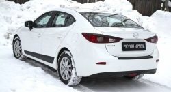 889 р. Реснички на фонари RA  Mazda 3/Axela  BM (2013-2016) дорестайлинг седан (Неокрашенные)  с доставкой в г. Кемерово. Увеличить фотографию 7