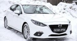 999 р. Реснички на фары RA  Mazda 3/Axela  BM (2013-2016) дорестайлинг седан (Неокрашенные)  с доставкой в г. Кемерово. Увеличить фотографию 7